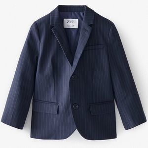 Zara pinstripe suit jacket
